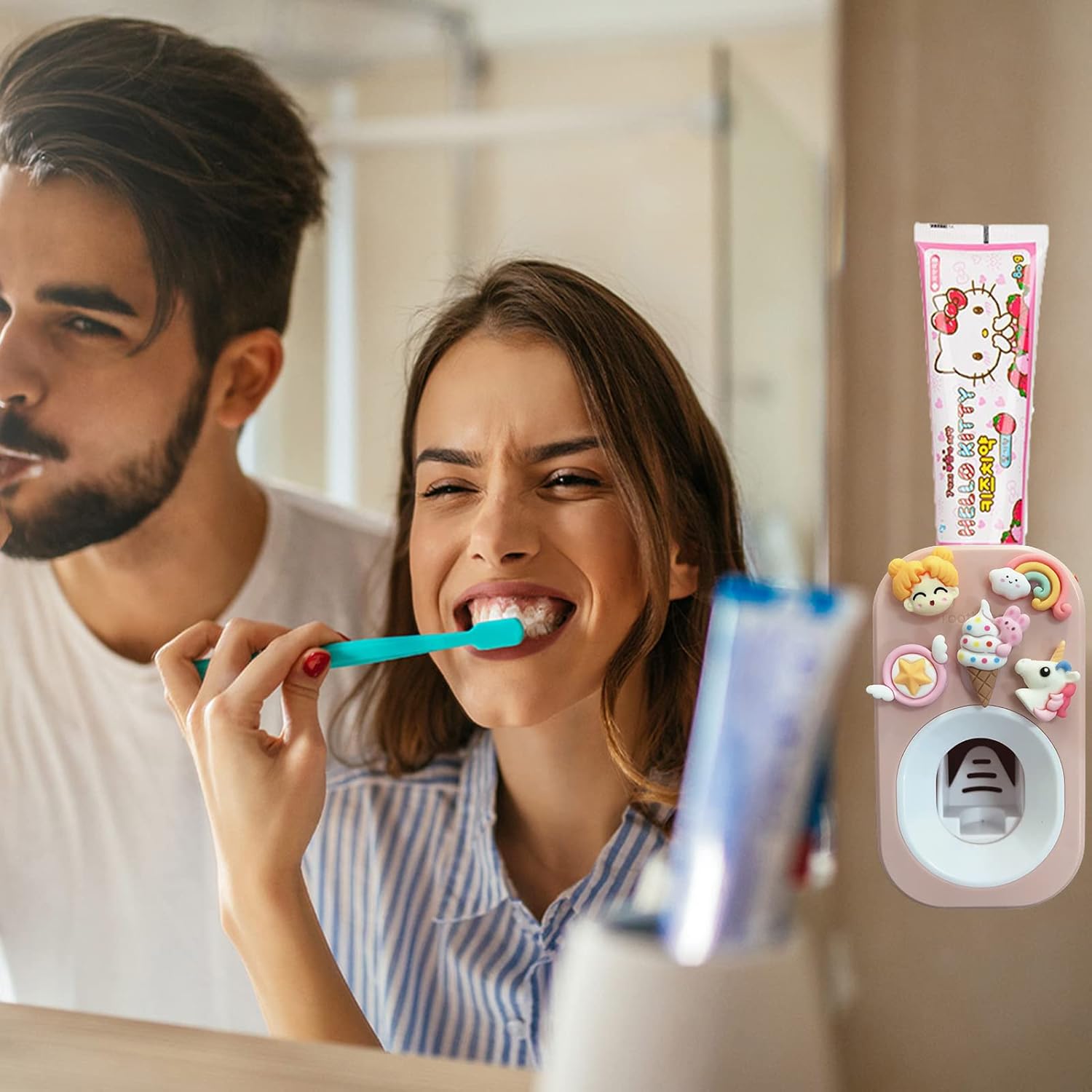 Mr Thumbs Automatic Toothpaste Dispenser Unicorn