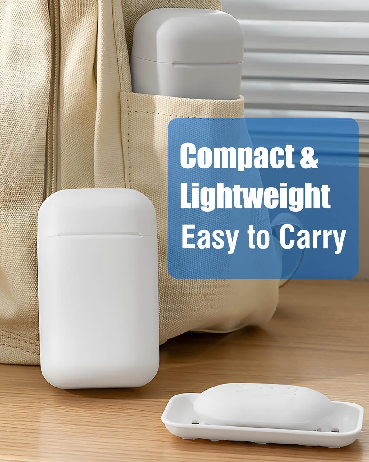 Minimalist Travel Soap Case with Leak Proof Silicone Seal