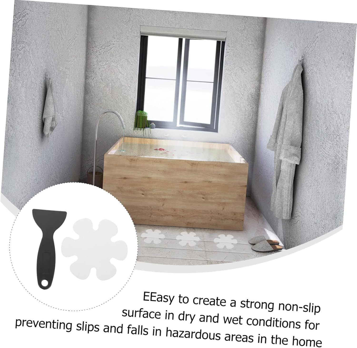 ULTECHNOVO Bathtub Anti-Slip Floor Stickers