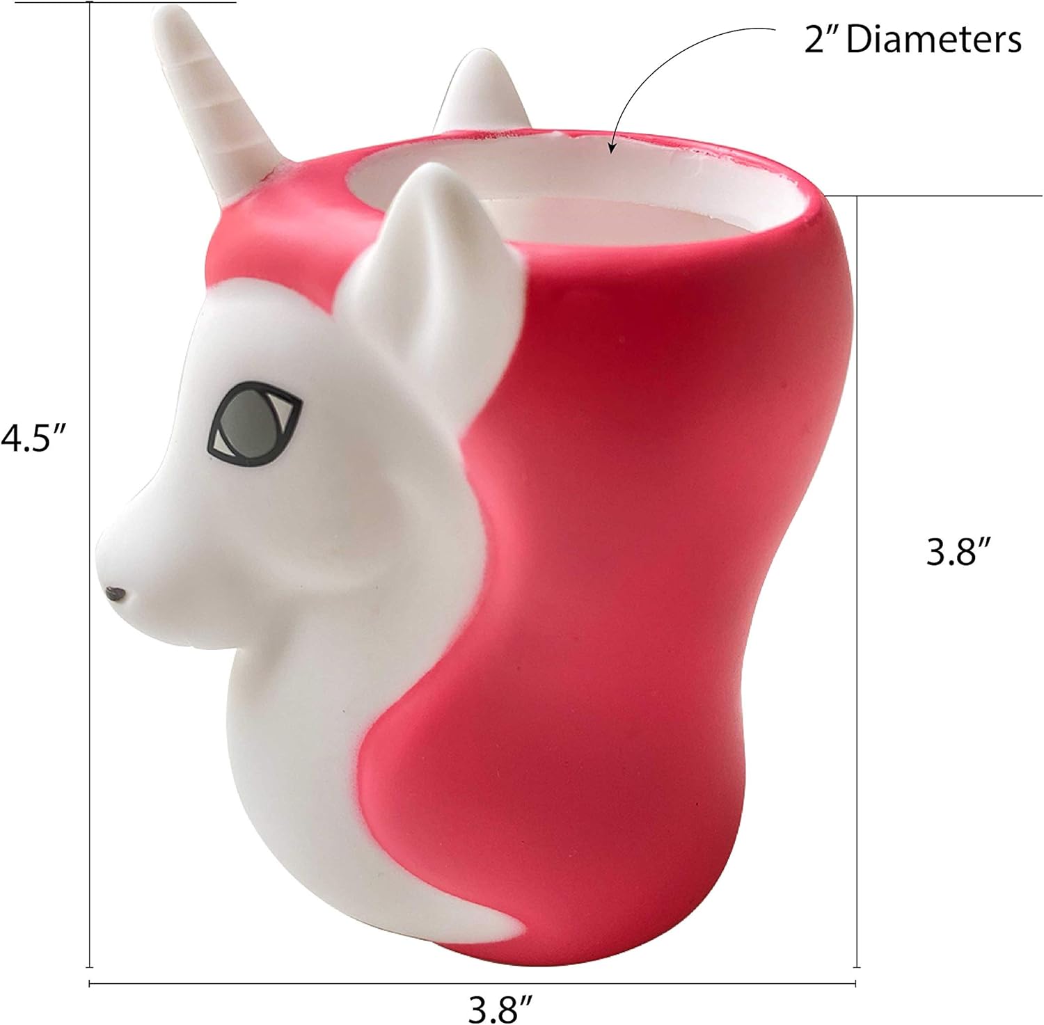 Kids Unicorn Toothbrush Holder Durable Silicone