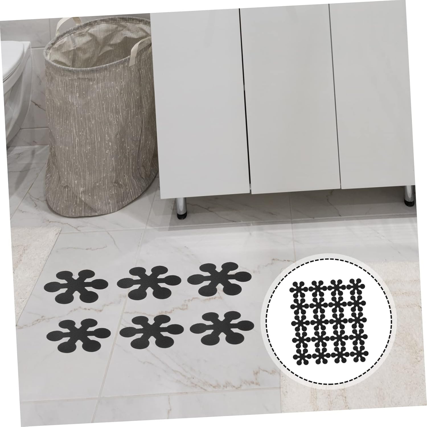 JOINPAYA 20pcs Snowflake Anti-Slip Bathtub Stickers for Bathroom Safety 1