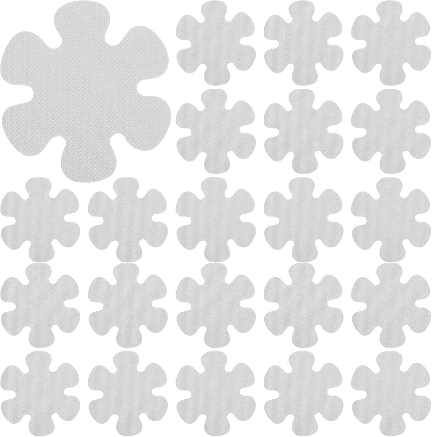 Alipis 20pc Flower Shape Non-Slip Bathtub Stickers