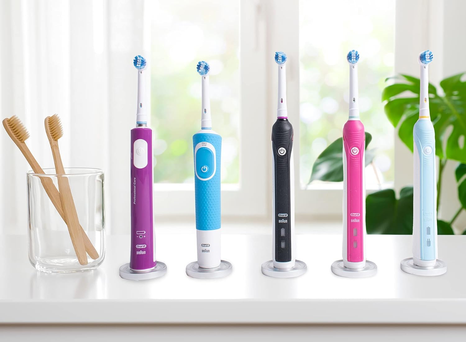 Aluminum Oral-B Toothbrush Holder with Drip Capture