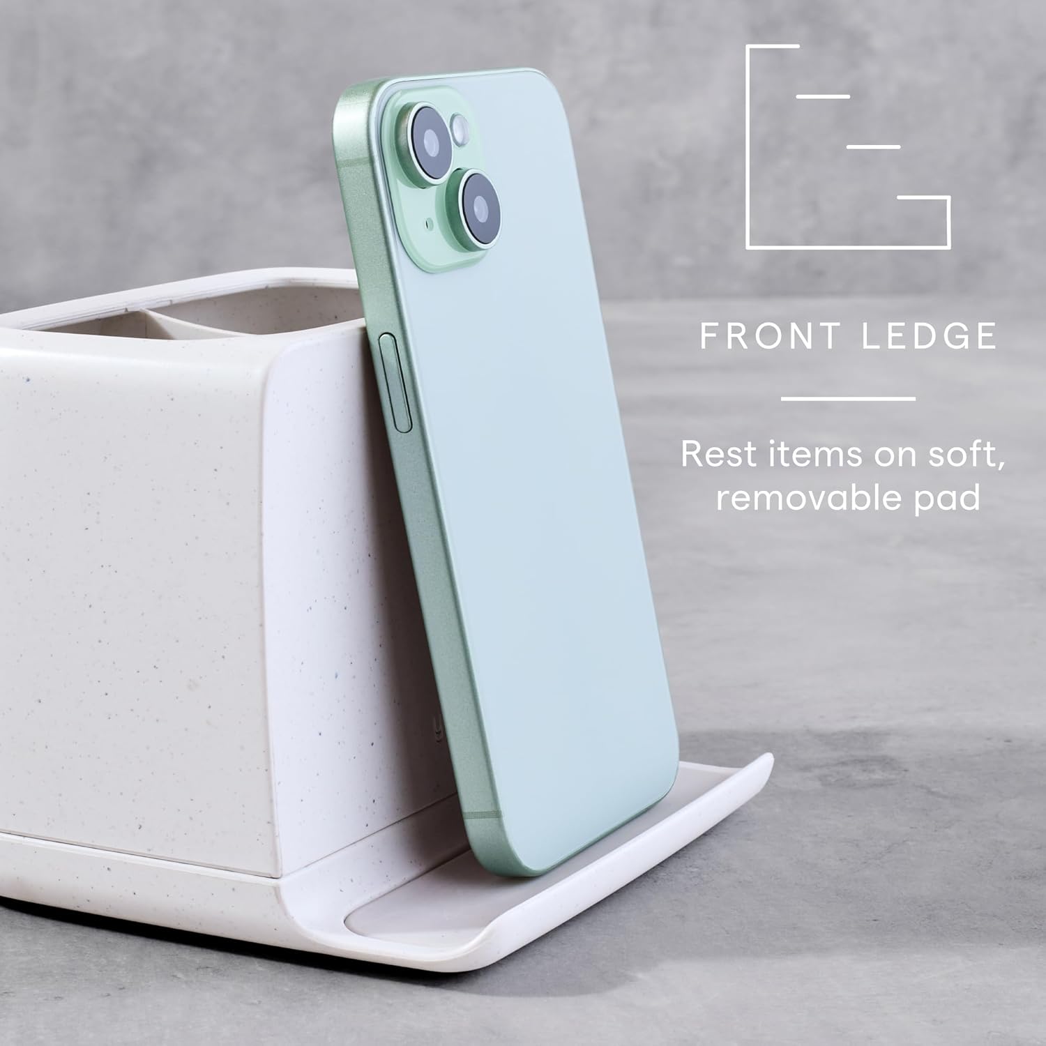 YouCopia Ledge Toothbrush Holder 2-Slot