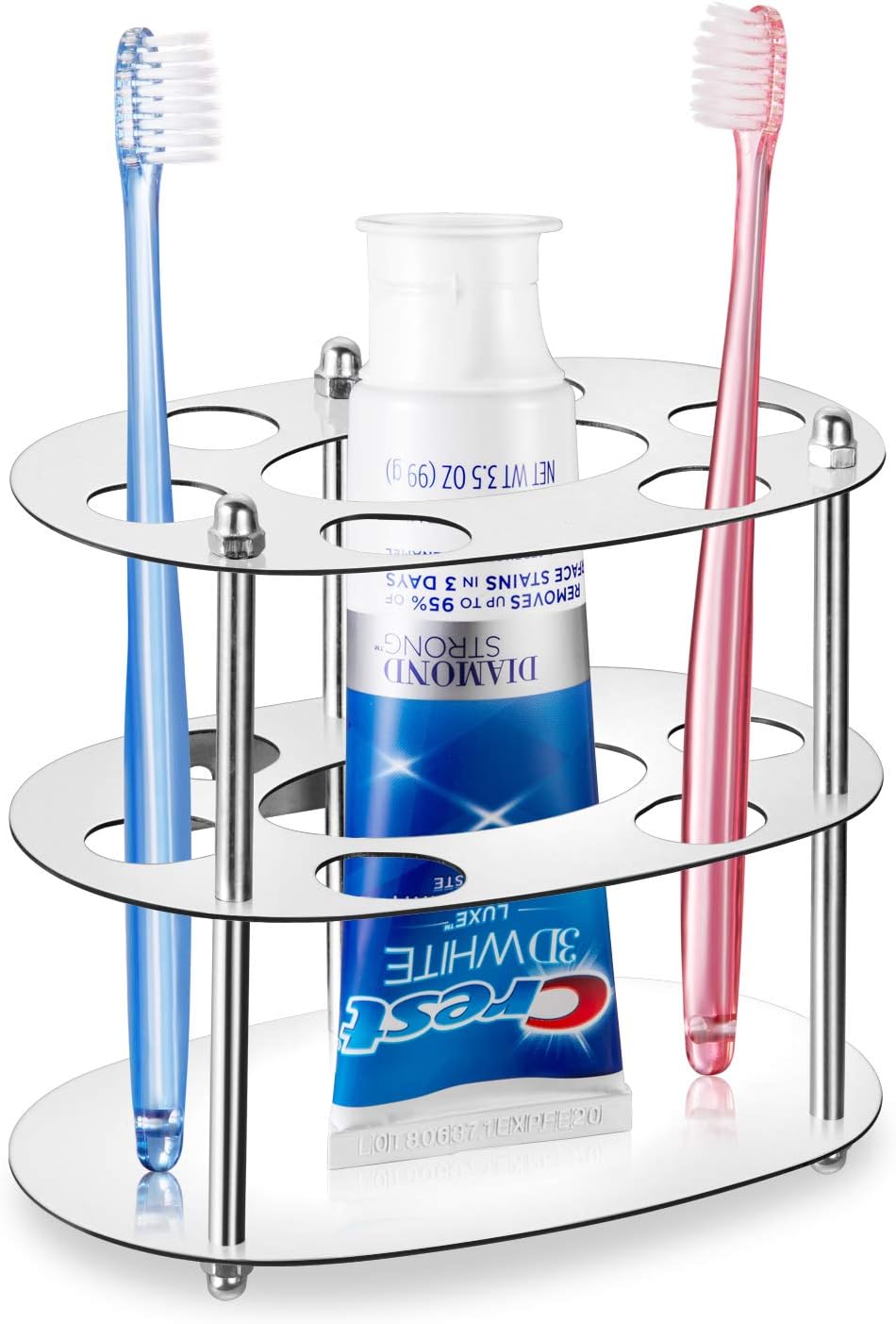 Nowyeh Stainless Steel Toothbrush Holder with 6 Slots 1