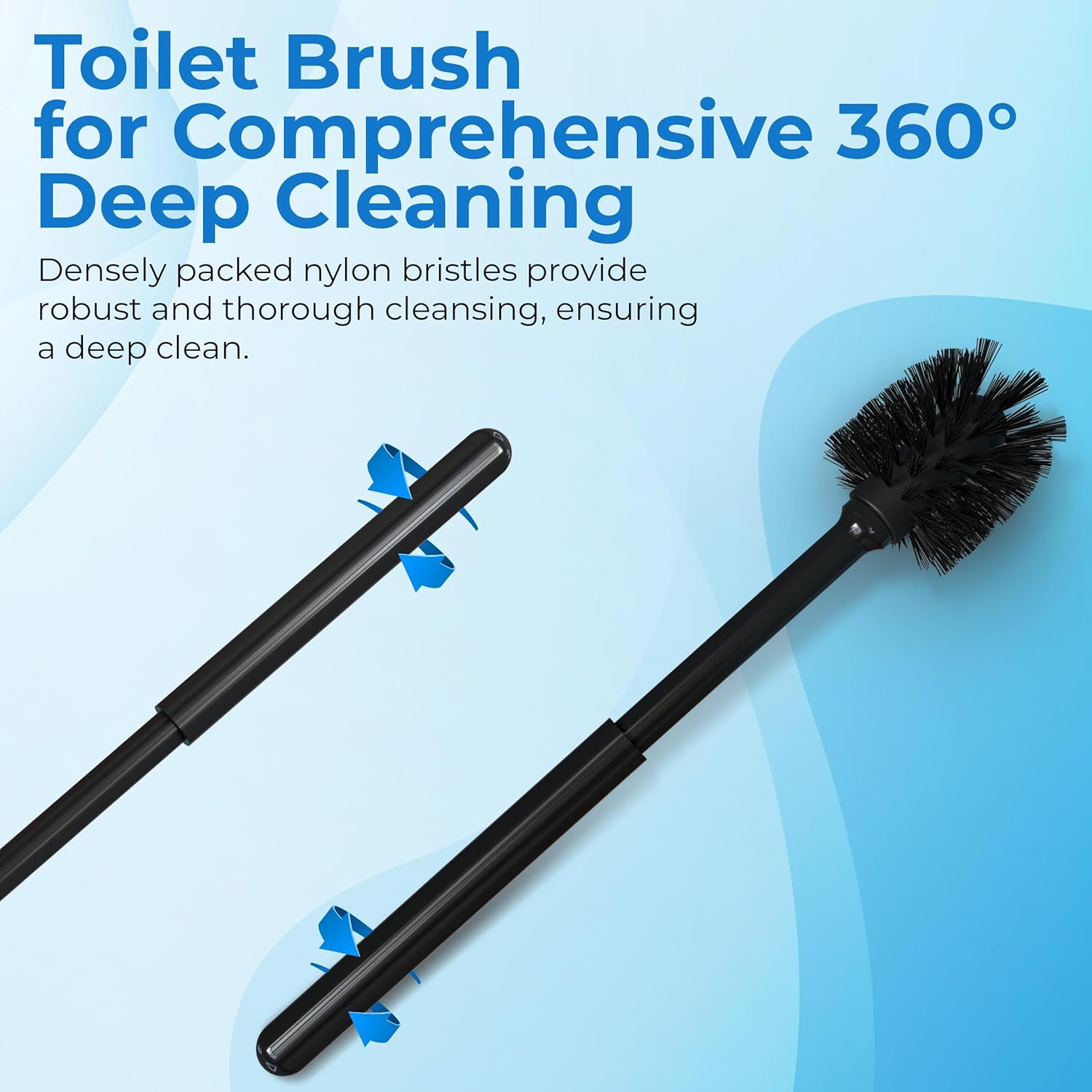 Utopia Home Toilet Plunger and Brush Set with Holder