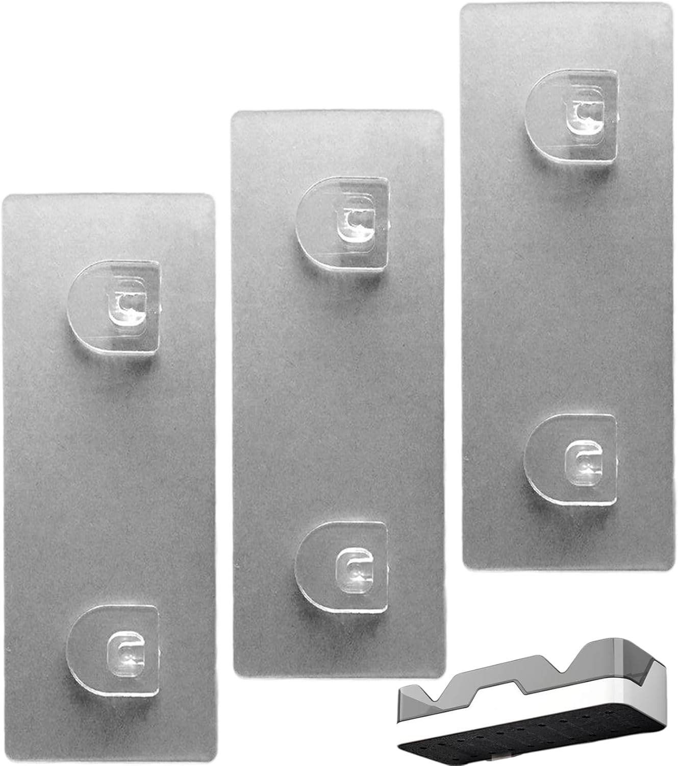 Pesoncarl 3PCS Waterproof Adhesive Shower Hooks