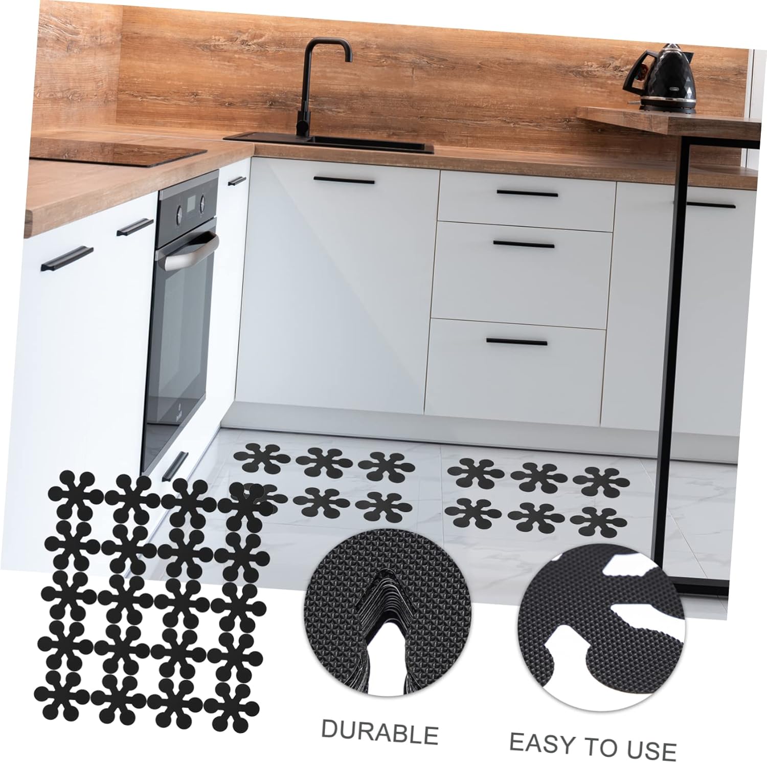 ULTECHNOVO Non-Slip Bath Stickers 20PCS Peva Material