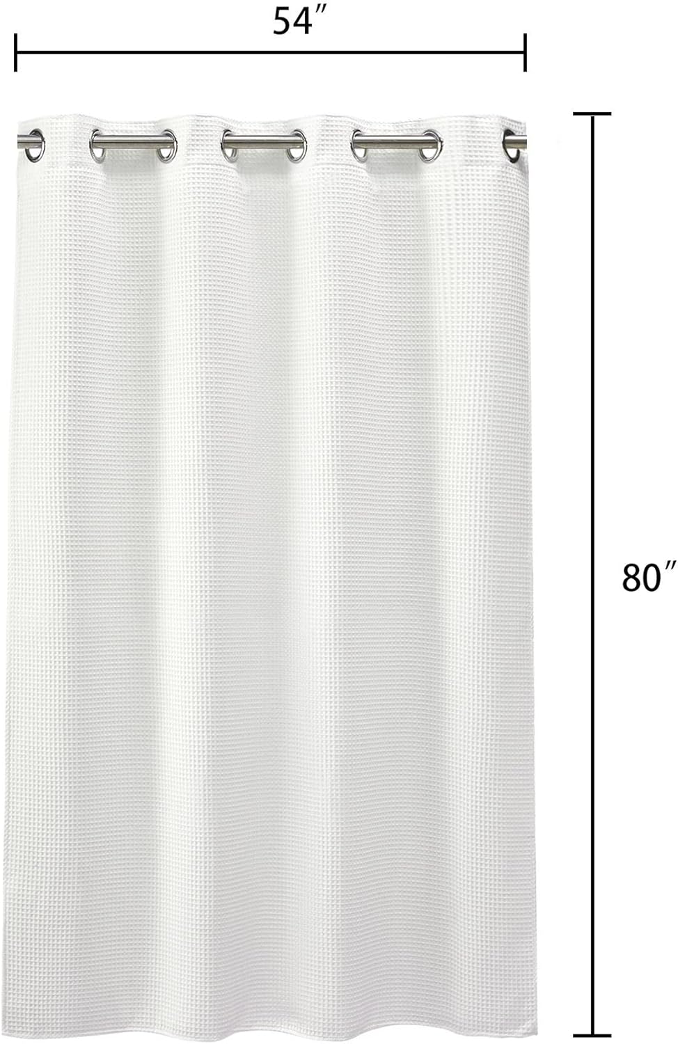 River Dream Shower Curtain Set with Snap-in Liner and Magnets