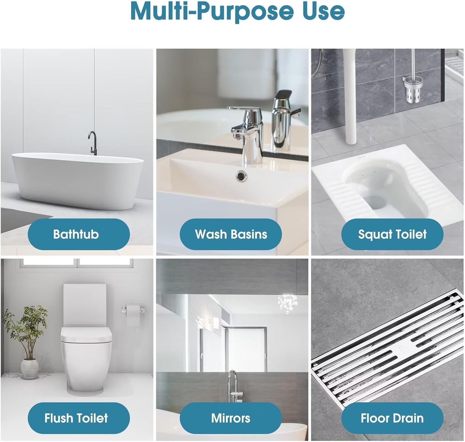 BALORIZ Toilet Cleaning System with 48 Refills