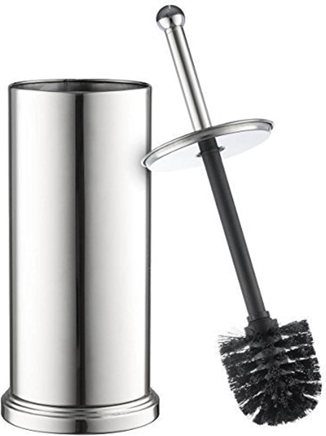 Home-it Toilet Brush and Holder Set - Chrome 1
