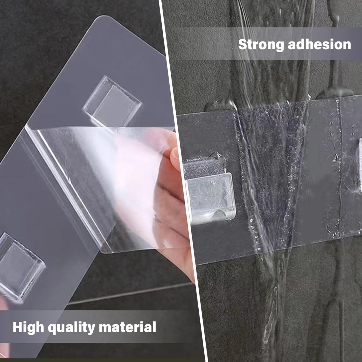 ESiiFuu Adhesive Replacement Sticker 2Pcs for Shower and Kitchen