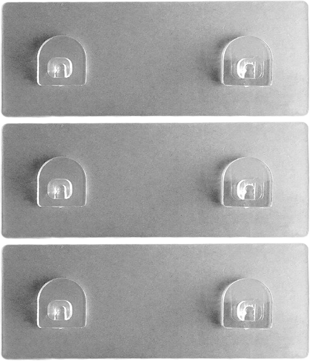Shower Caddy Adhesive Hooks 3PCS Waterproof No Drill