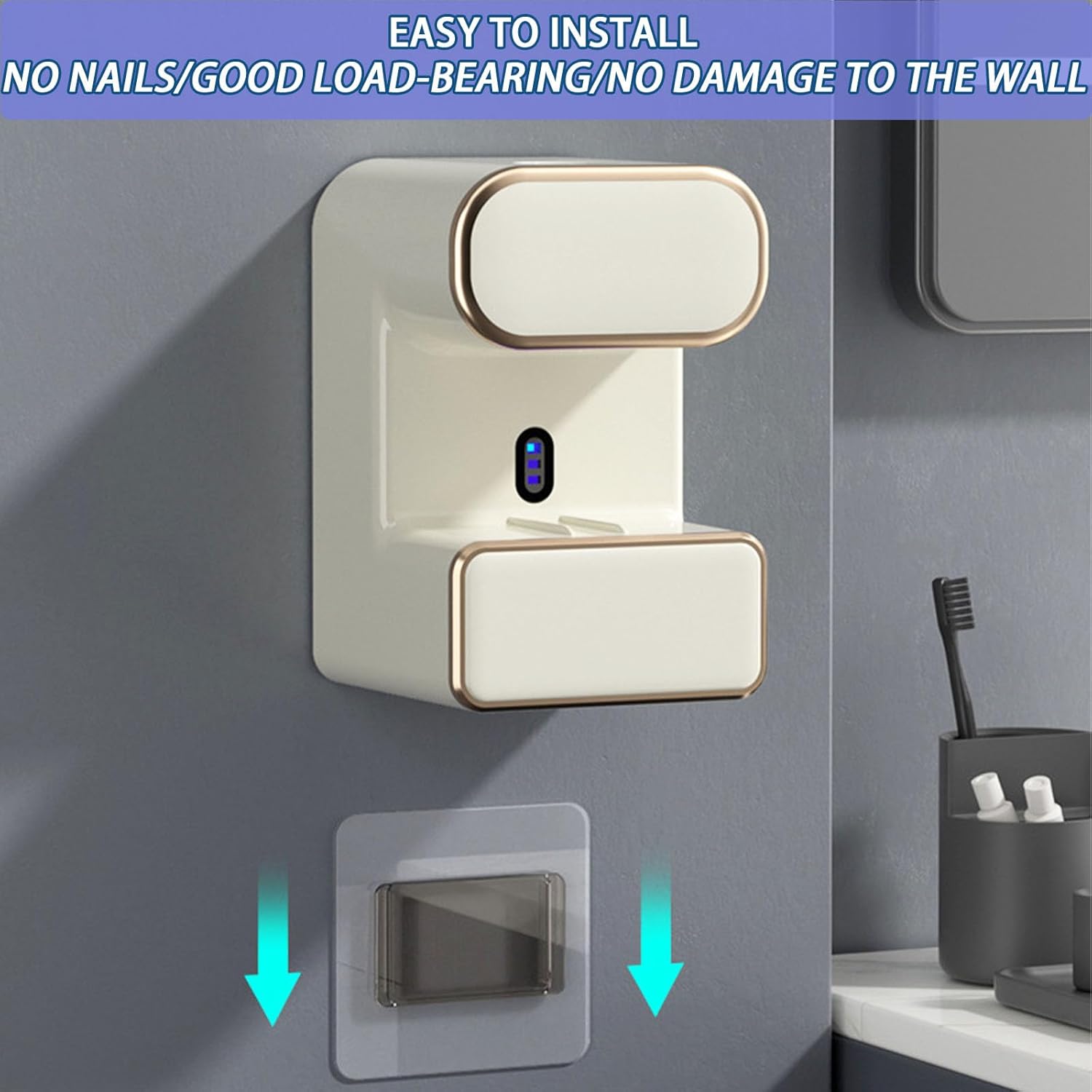 Wekity Automatic Toothpaste Dispenser with 3 Slots