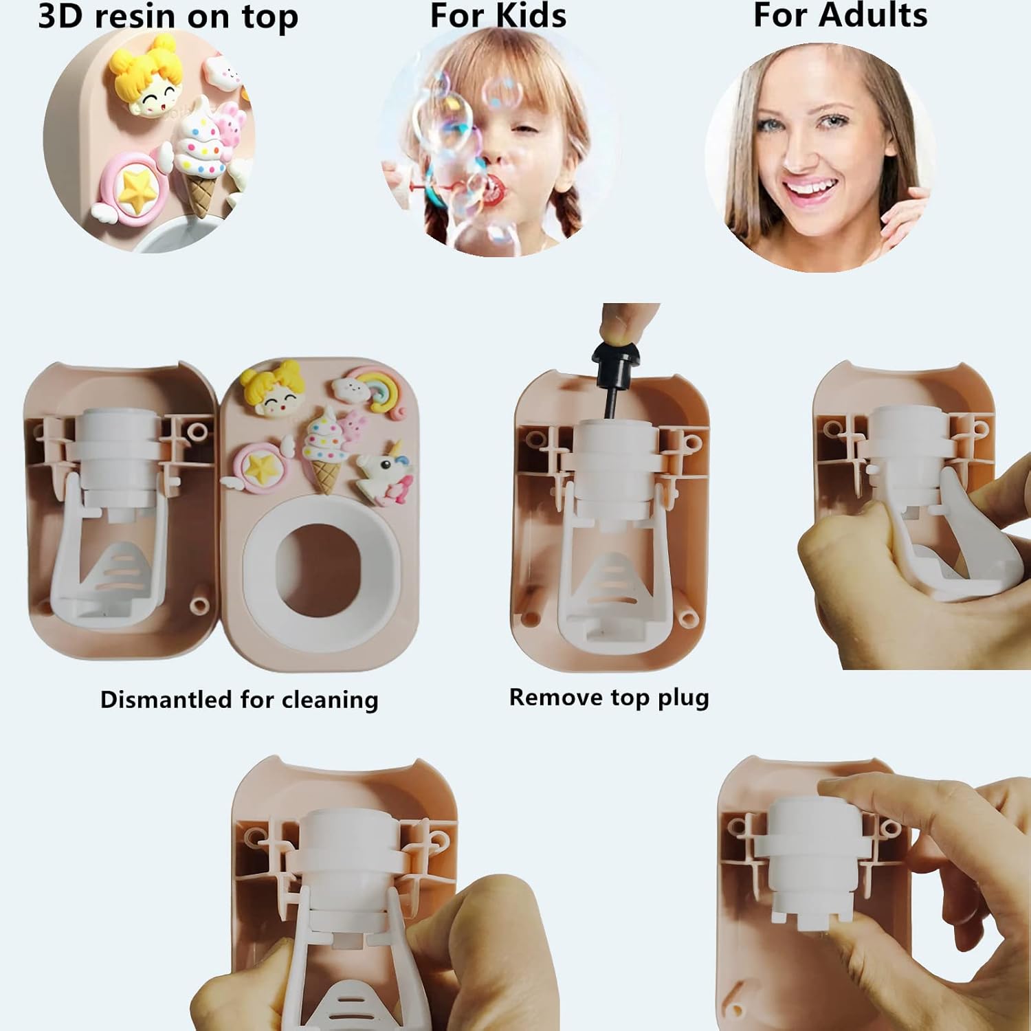 Mr Thumbs Automatic Toothpaste Dispenser Unicorn