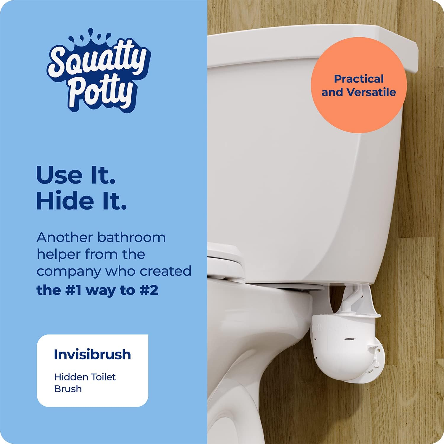 Squatty Potty Invisibrush Hidden Toilet Brush 1