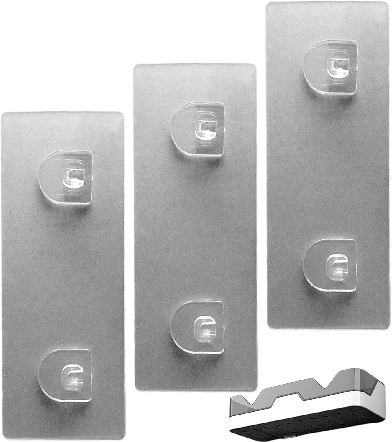 ESiiFuu 3PCS Shower Caddy Hooks No Drilling