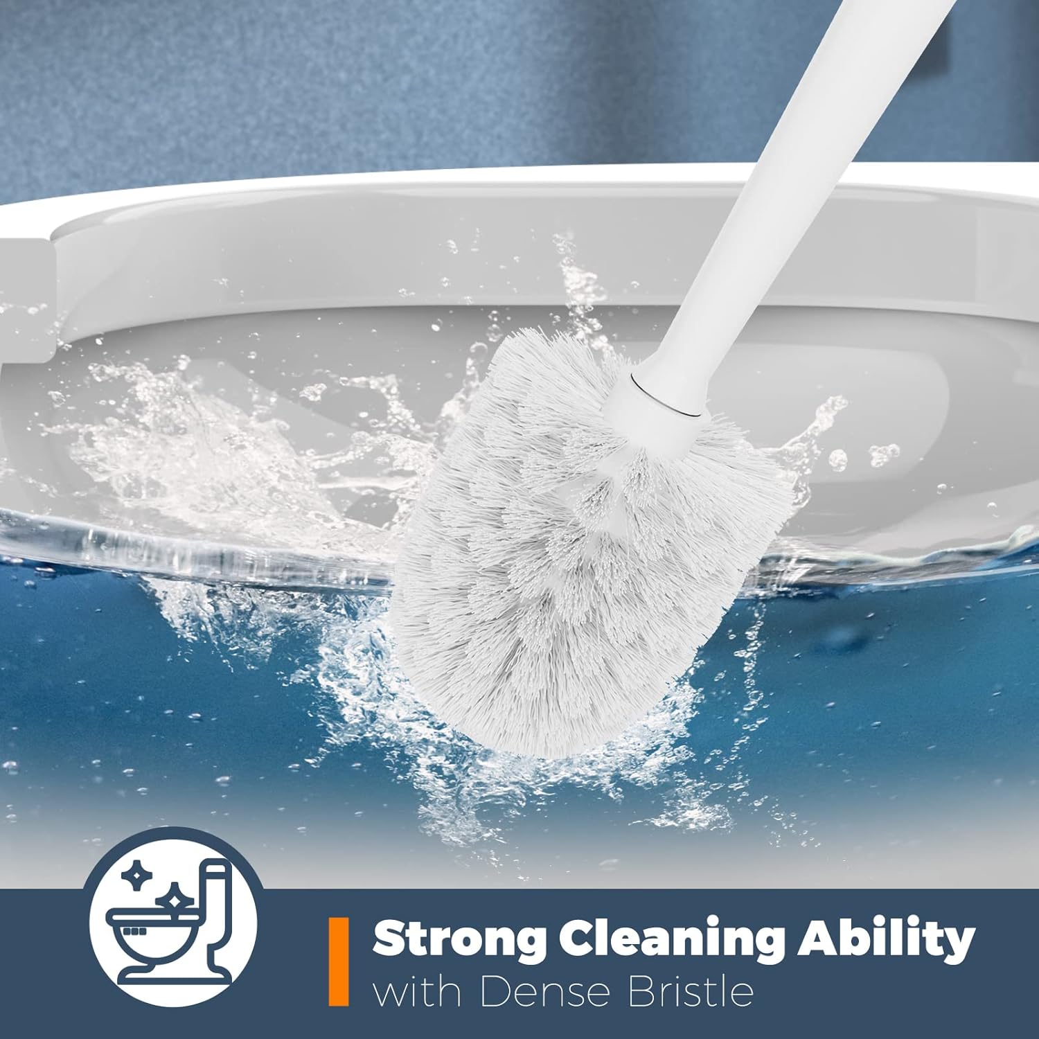 Holaloha 4-Piece Toilet Brush Set with Holder