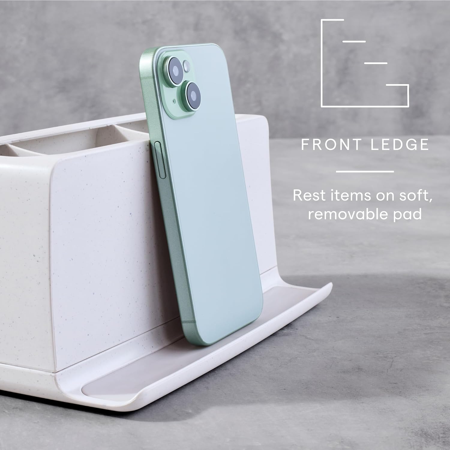 YouCopia Ledge Toothbrush Holder 3-Slot