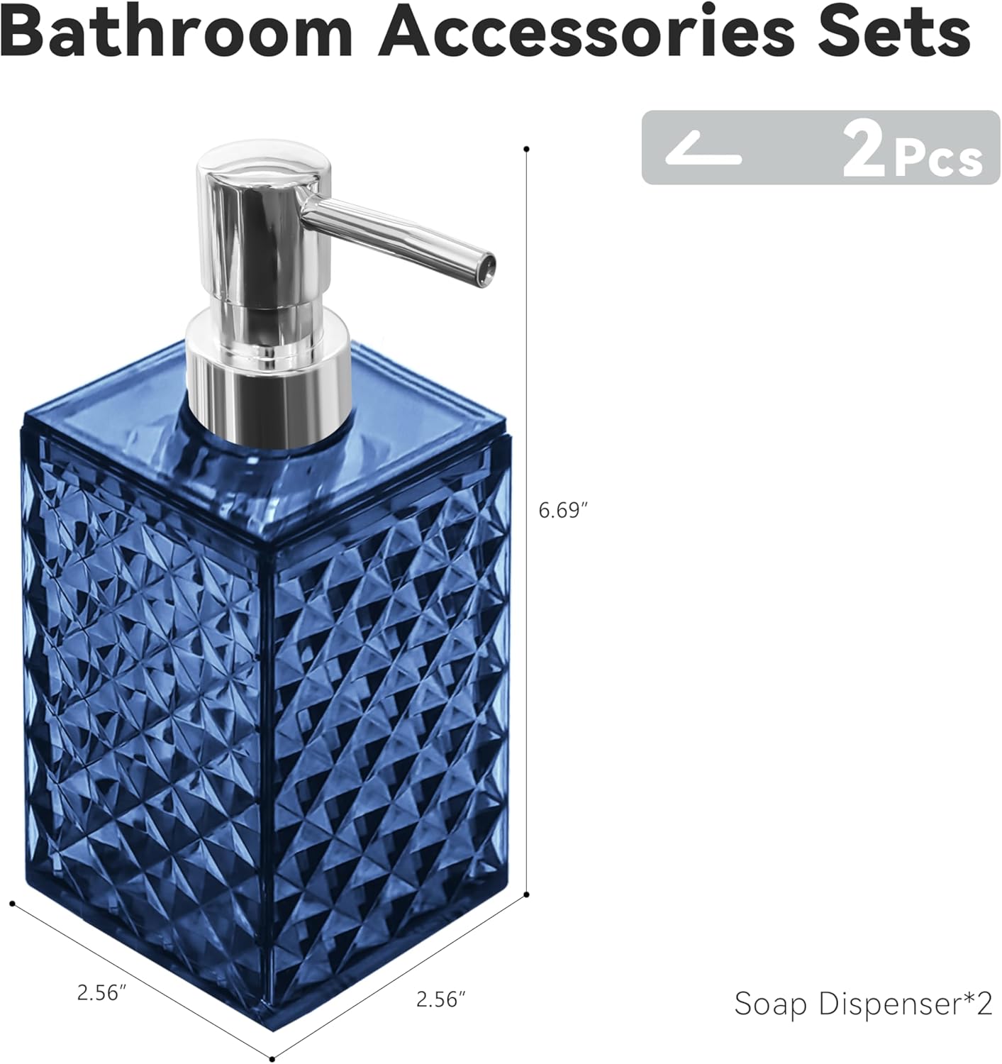 Seeatoo 2PCS Bathroom Accessories Set