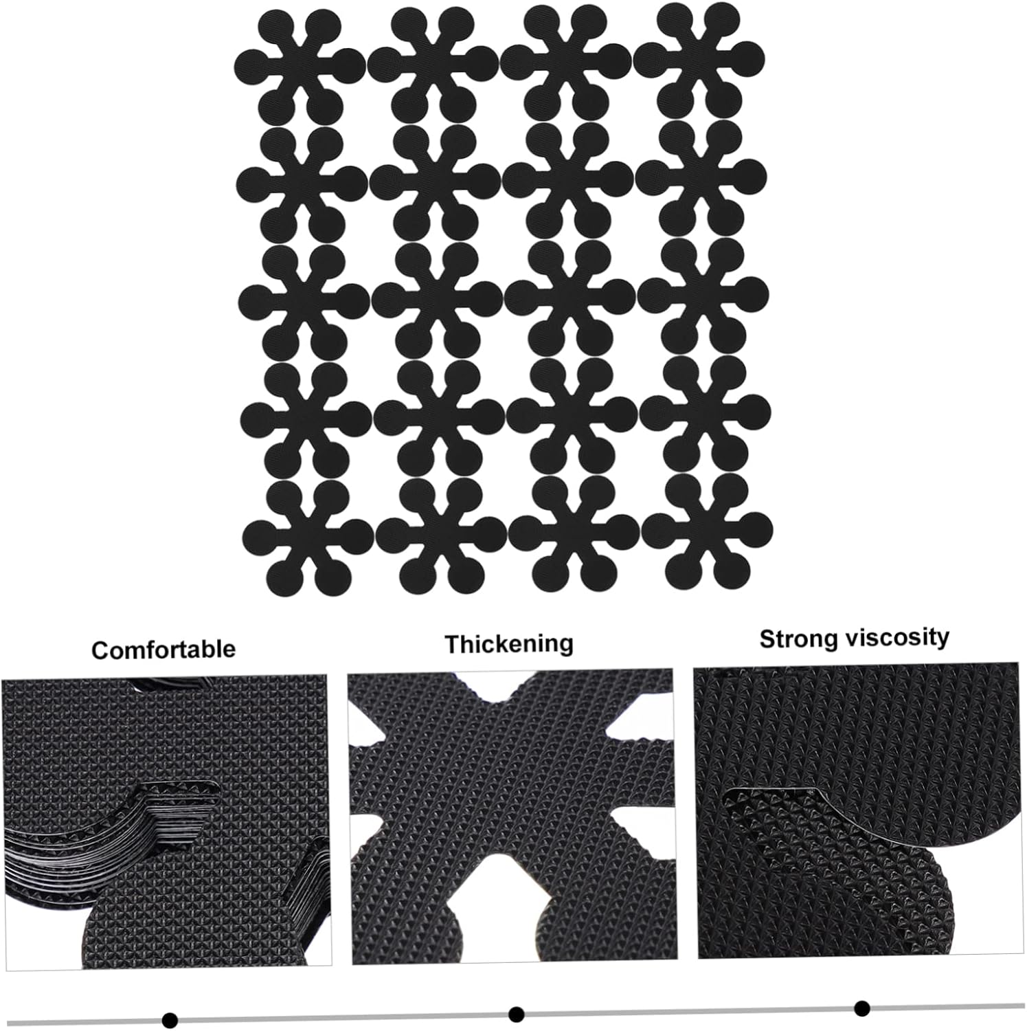 JOINPAYA 20pcs Snowflake Anti-Slip Bathtub Stickers for Bathroom Safety 1