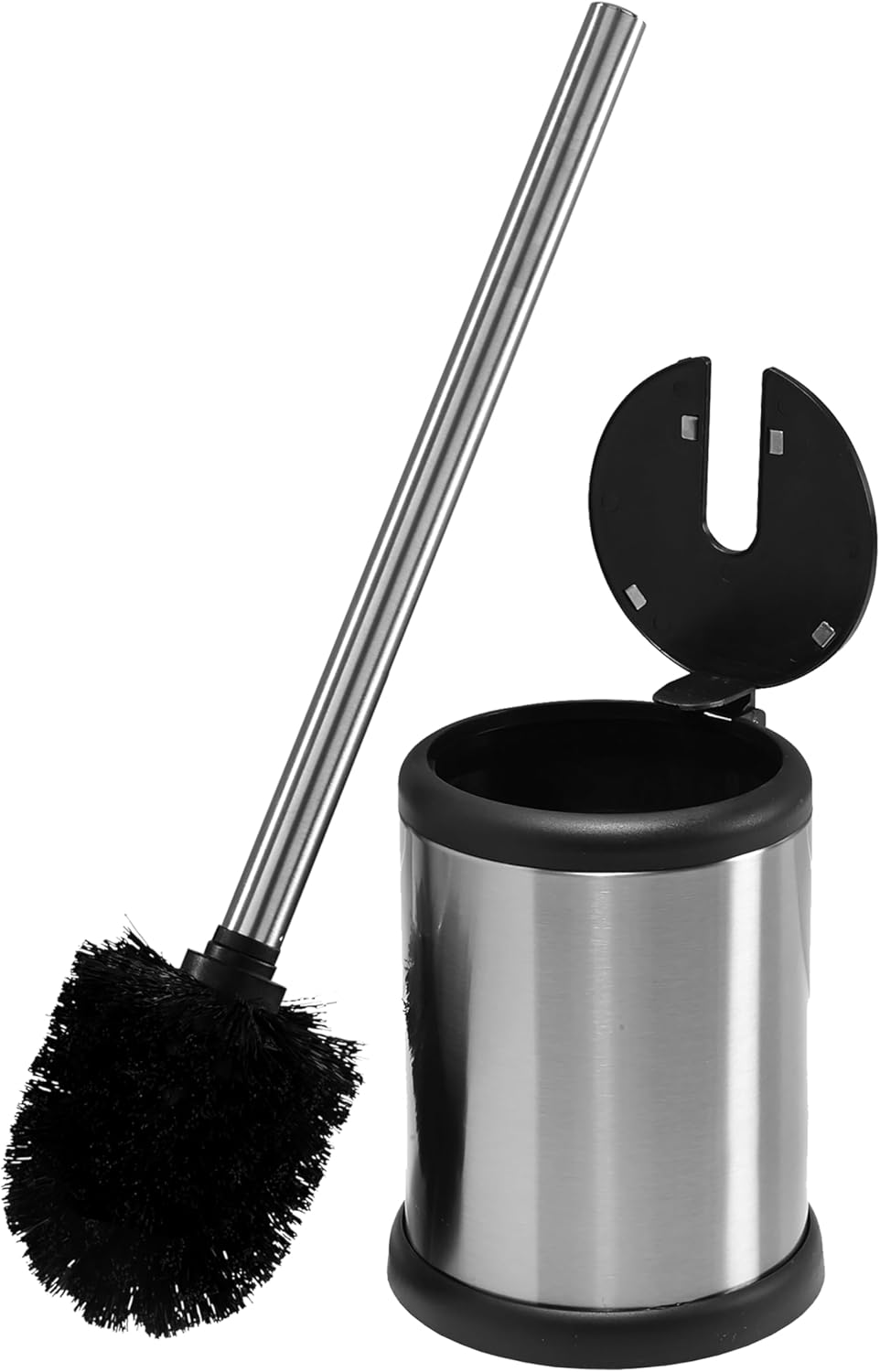 Bath Bliss Toilet Brush with Self-Closing Lid