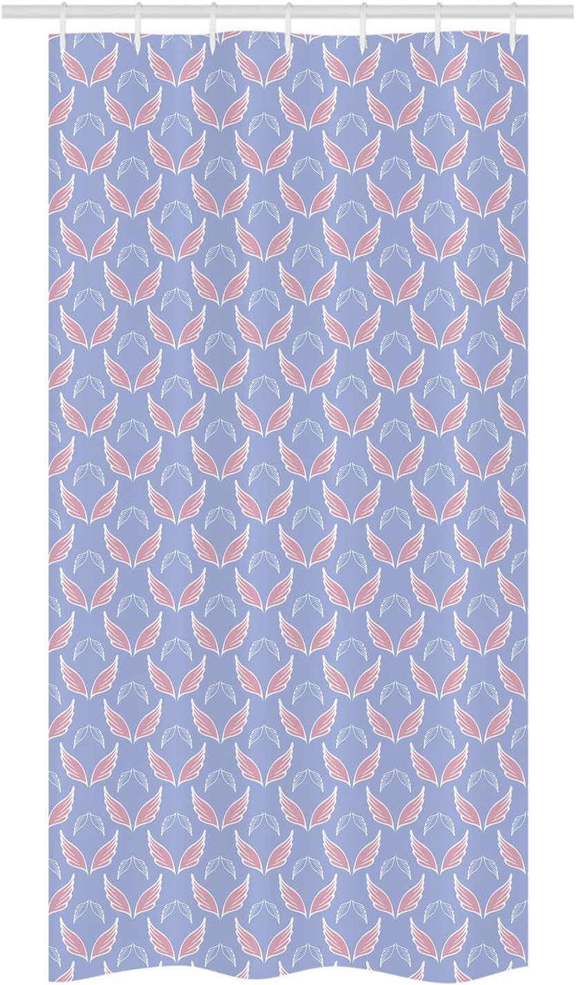 Ambesonne Angel Wings Stall Shower Curtain Set