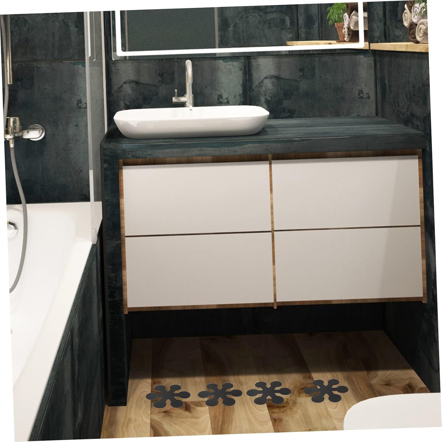 LIFKOME 20pcs Non-Slip Stickers for Bathtubs and Bathrooms