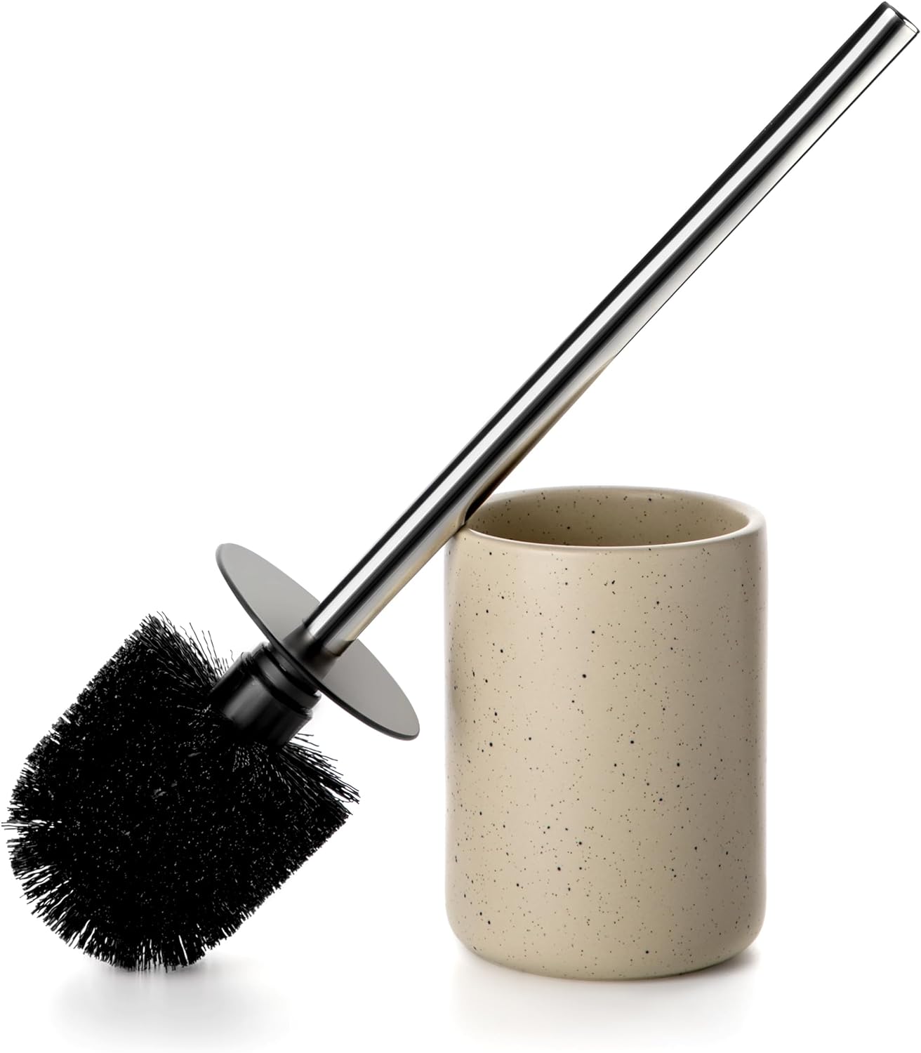 Viosuniu Ceramic Toilet Brush and Holder Set