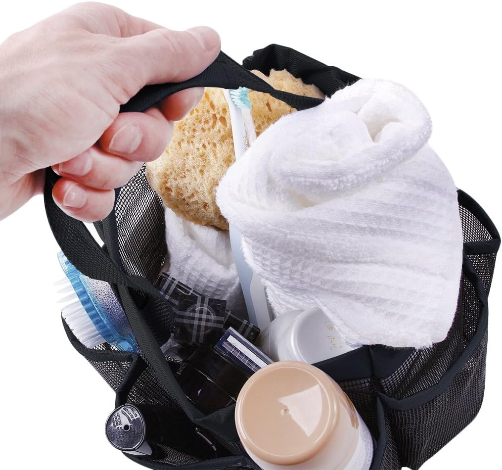 Ibluelover Shower Tote Organizer with 8 Pockets