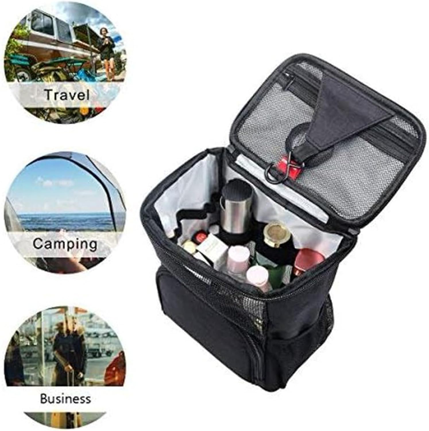 Portable Shower Caddy Tote Bag for Bathroom and Travel