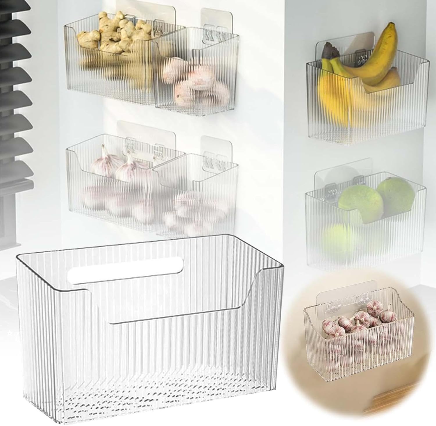 Wall Mounted Storage Organizer for Bathroom and Kitchen