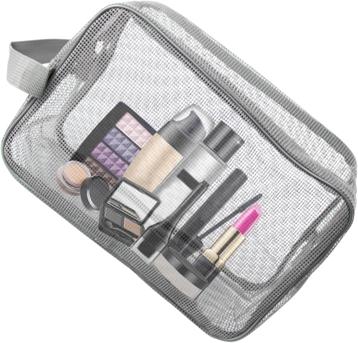 Ainiveiya 1PC Portable Mesh Shower Bag for Travel