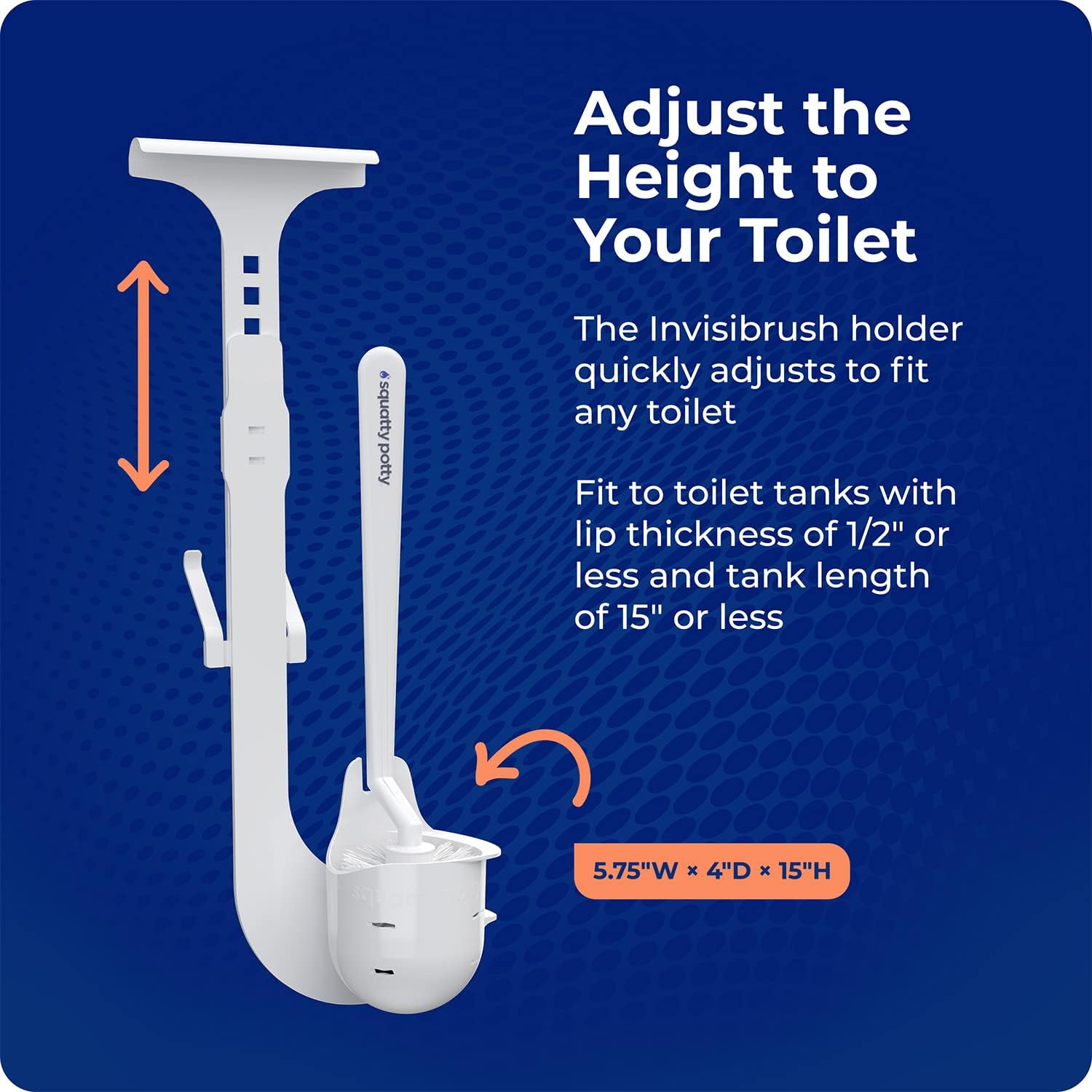 Squatty Potty Invisibrush Hidden Toilet Brush 1