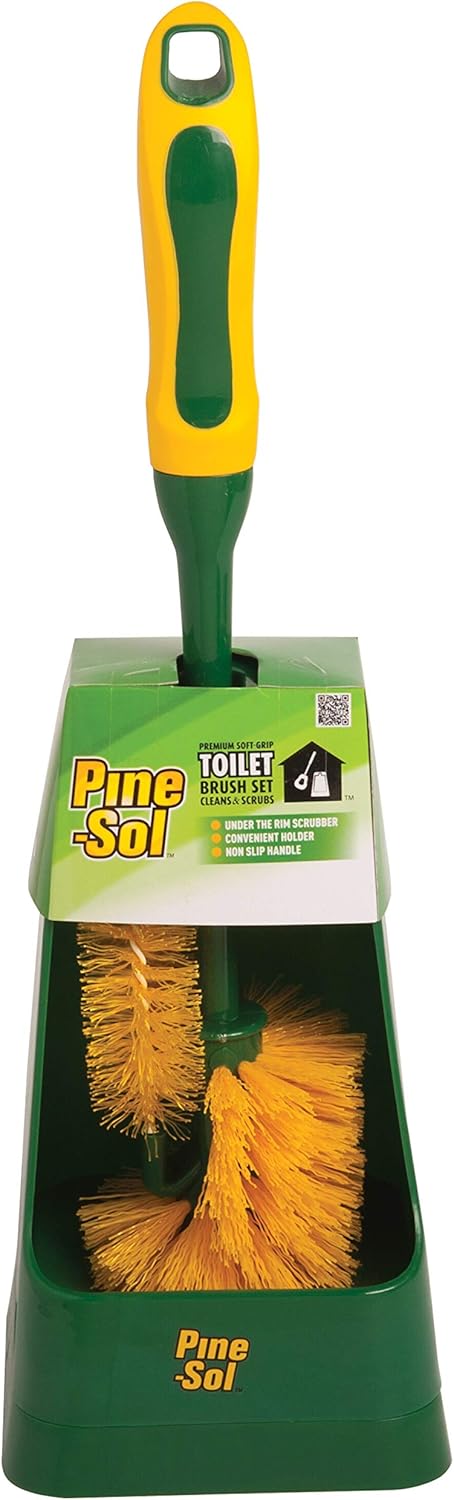 Pine-Sol Toilet Bowl Brush with Holder Set