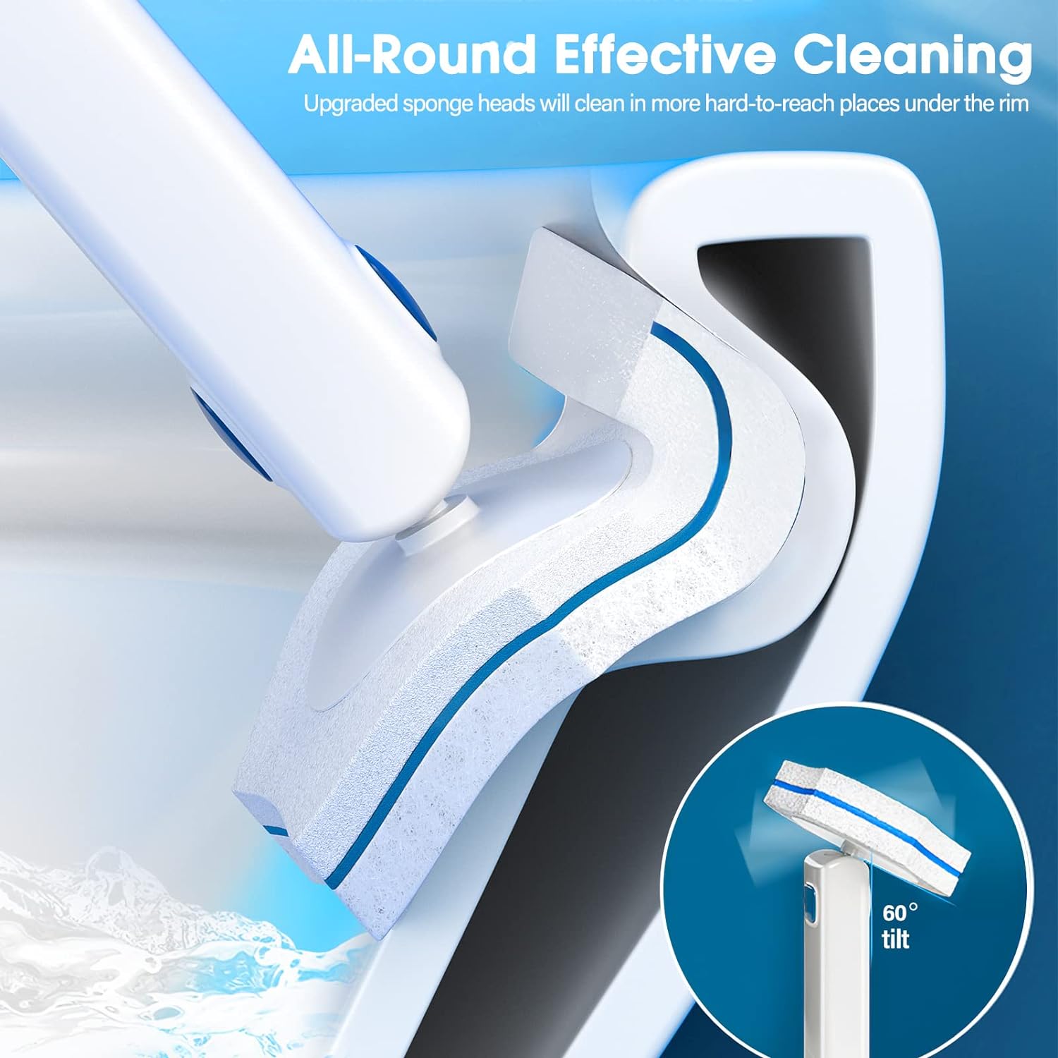 BALORIZ Toilet Cleaning System with 48 Refills
