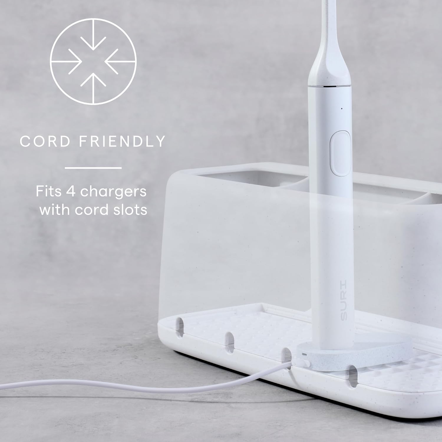YouCopia Ledge Toothbrush Holder 3-Slot