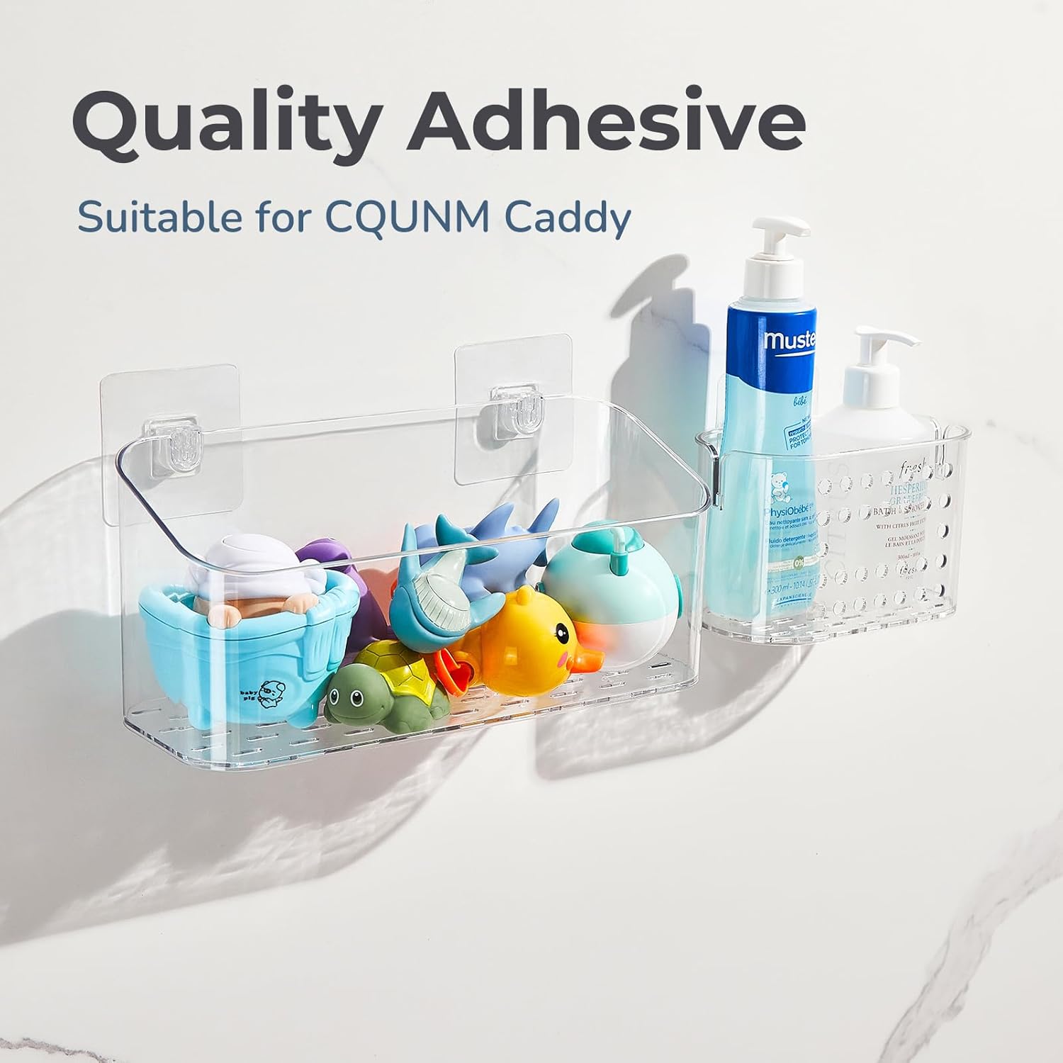 CQUNM Shower Caddy Adhesive 6 Pack Replacement