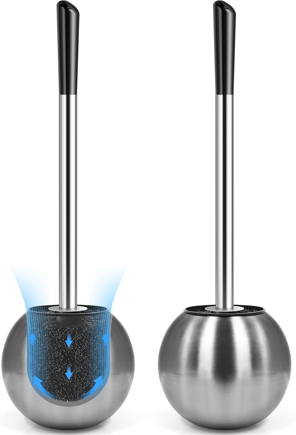 Wsedor Toilet Brush and Holder 2 Pack
