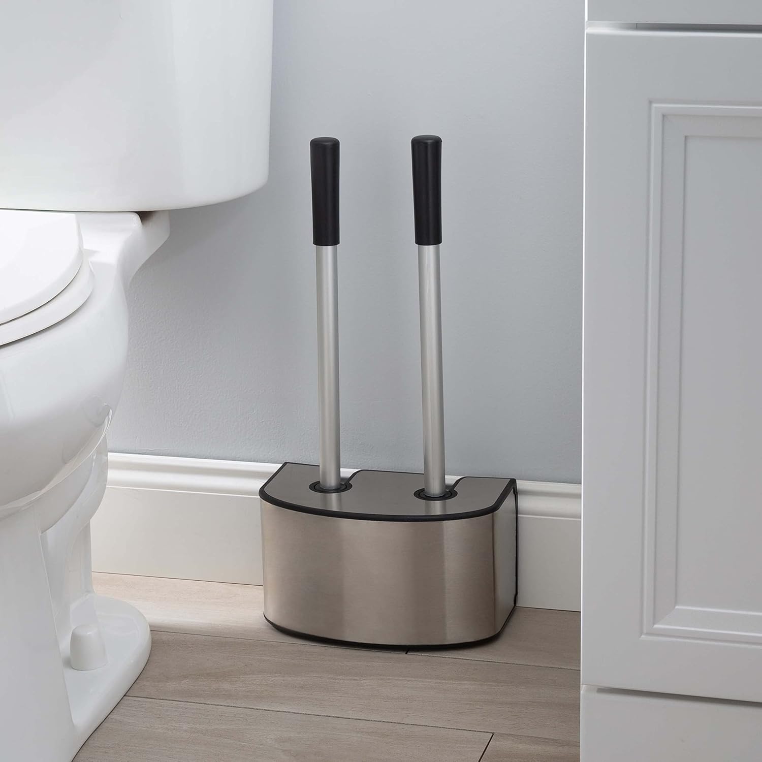 Bath Bliss 2-in-1 Toilet Brush and Plunger Set 1