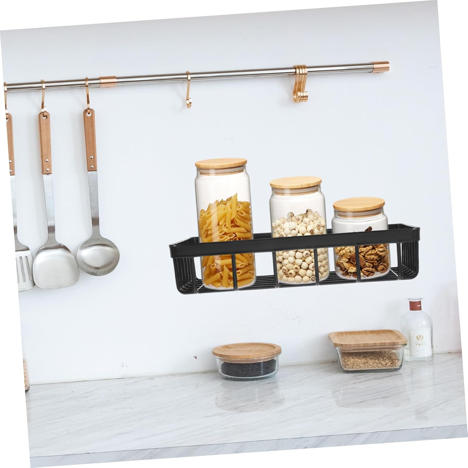Cabilock Wall Mounted Bathroom Organizer Shelf 1