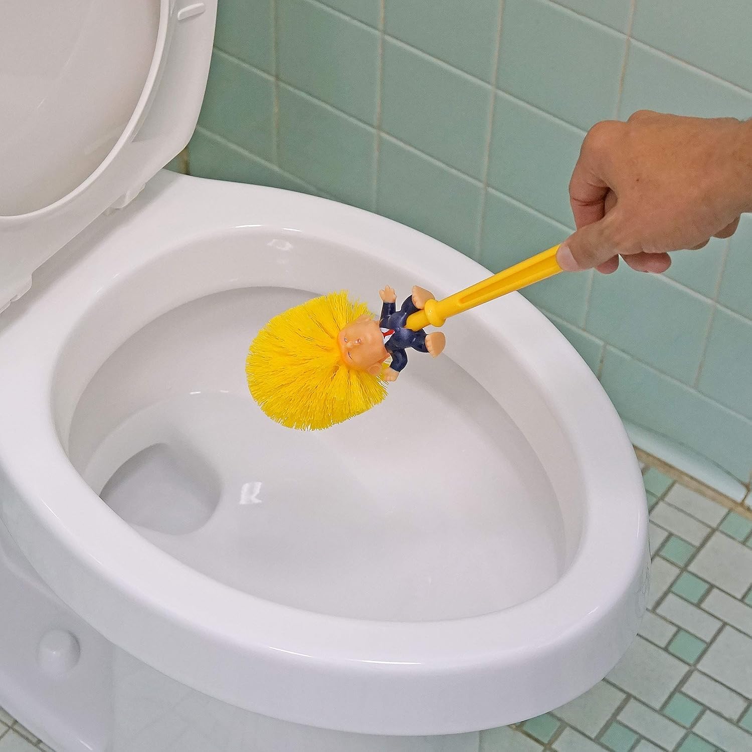 Trump Toilet Brush Funny Premium Design