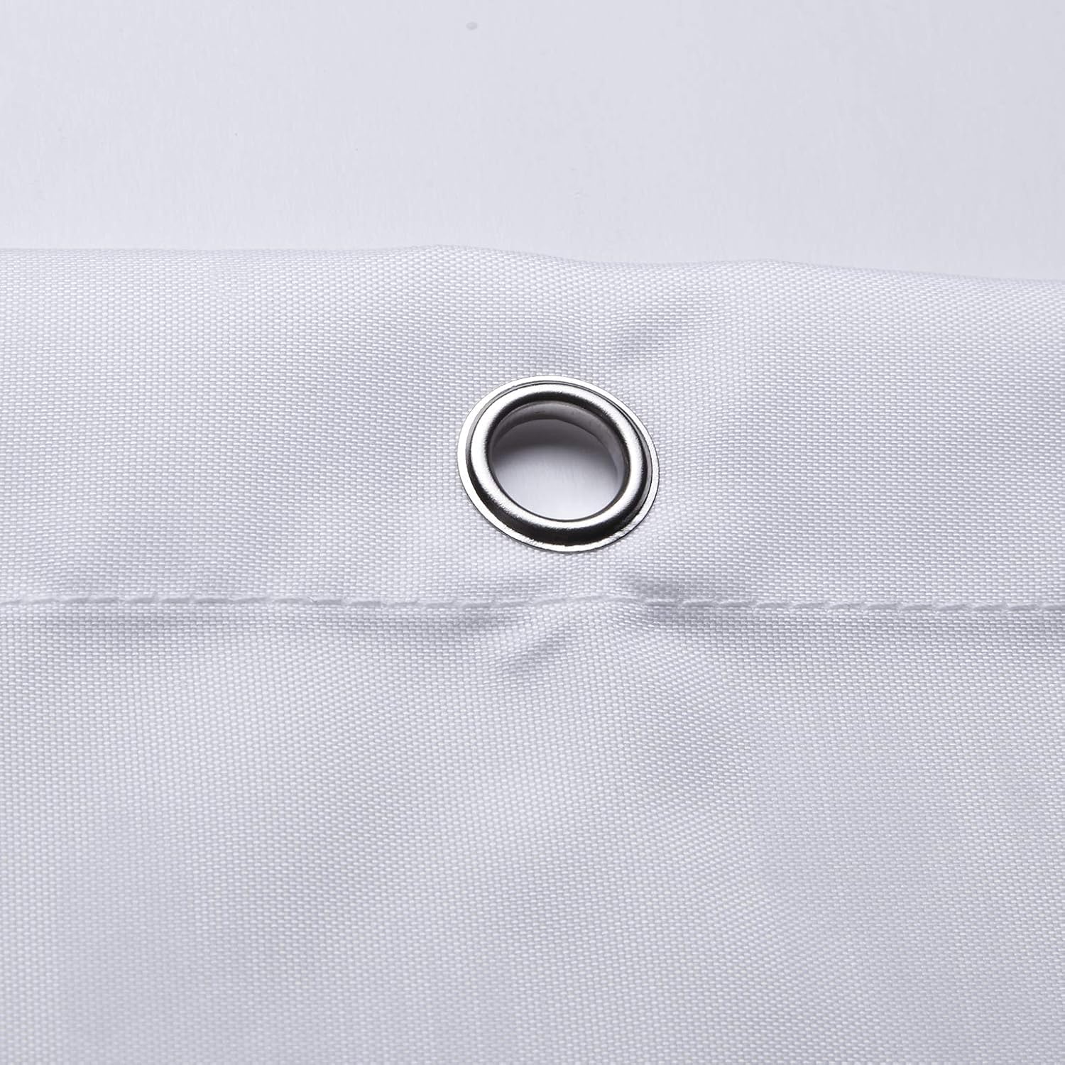 SLattye 72 x 84 Washable Shower Curtain Liner with Curved Plastic Hooks Set