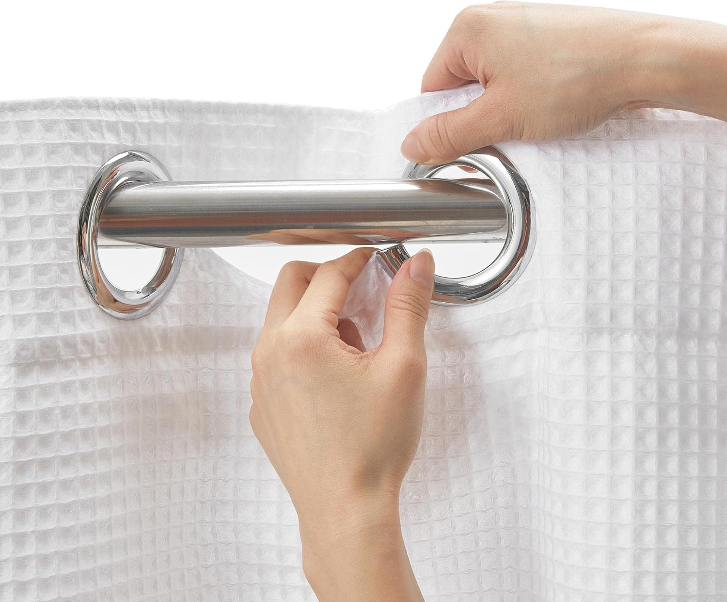 River Dream Shower Curtain Set with Snap-in Liner and Magnets