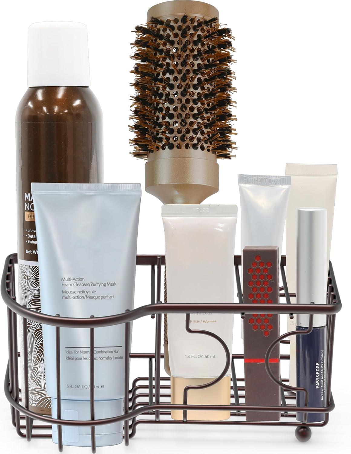 Simple Houseware 6 Slots Toothbrush Holder with Side Slots Bronze