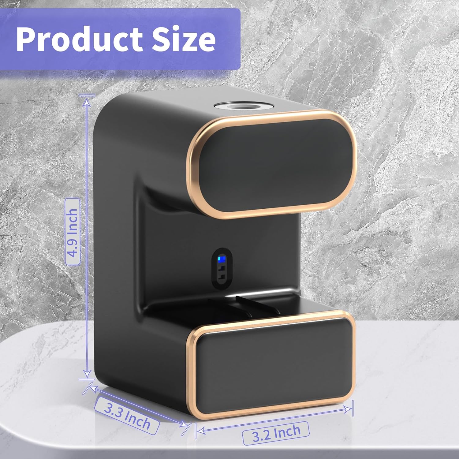 Automatic Toothpaste Dispenser with 3 Slots - Wall Mount Anti-Cross Contamination